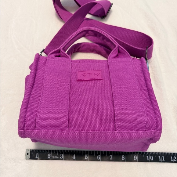 POPFLEX BABY SLOANE tote ROYAL ORCHID EUC Purple Crossbody Bag - Picture 4 of 8